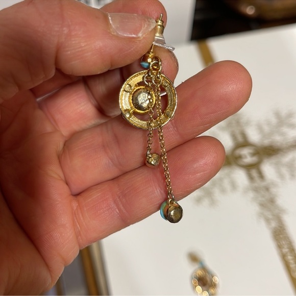 Gold and Turquoise Jewelry Set - Picture 6 of 10